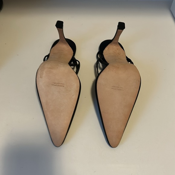 Manolo Blahnik satin heels